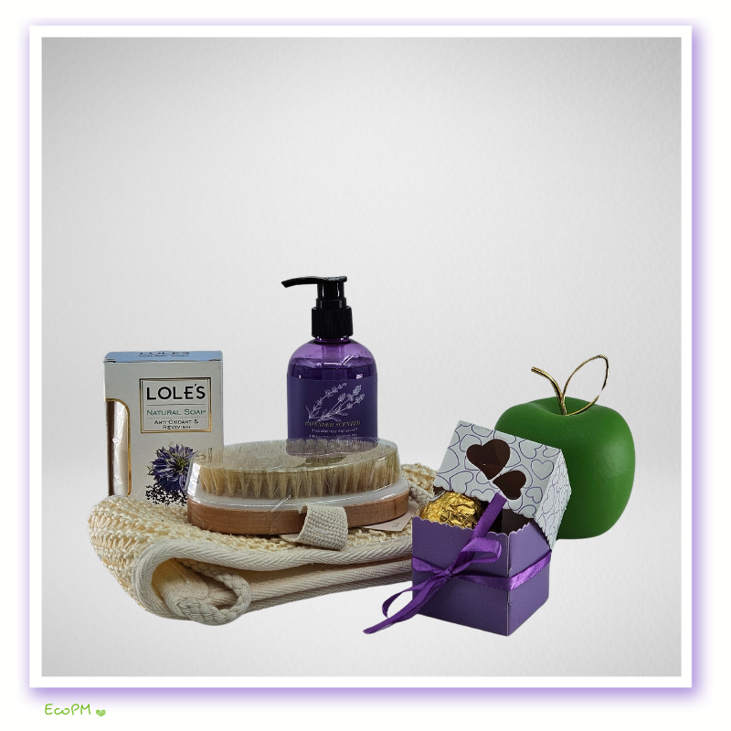 lavender-bliss-eco-gift-box-partial.png Partial view of Lavender Bliss Eco Gift Box with select products