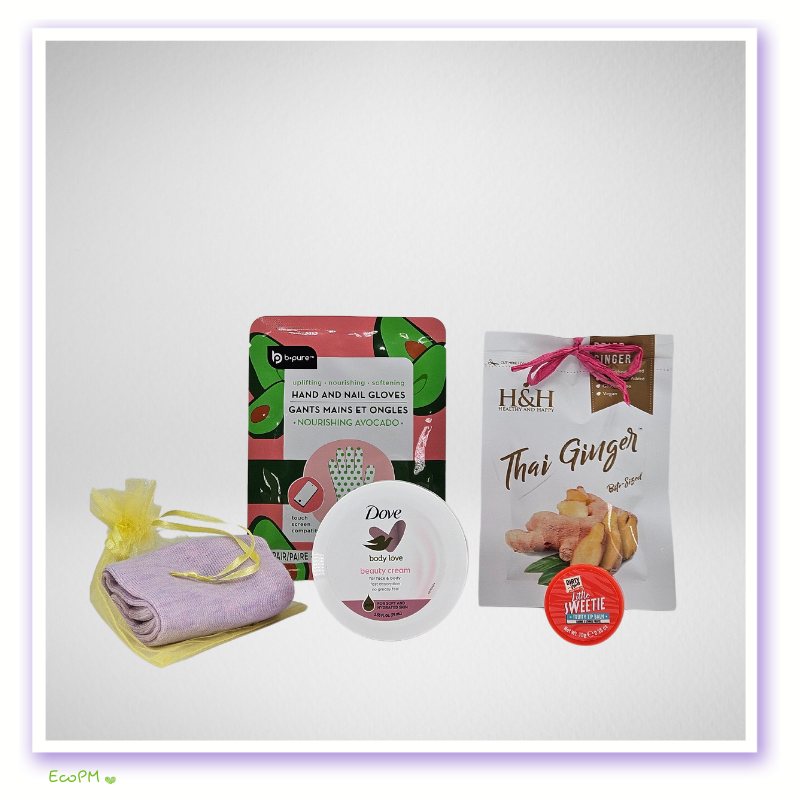 sunset-bloom-self-care-gardening-products.jpg Gardening and self-care essentials neatly arranged for easy viewing.